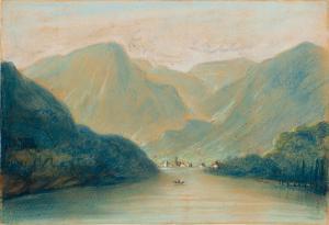 BALWE STAIMMER Elisabeth 1896-1973,View of Lake Lucerne and Stansstad,1800,Sotheby's GB 2023-07-05