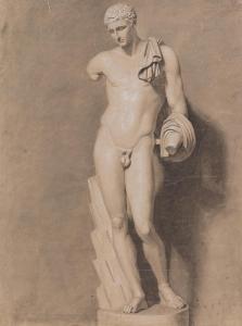BALZE Raymond 1818-1909,Hermes Farnese,c.1835-40,Galerie Koller CH 2015-09-18