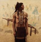 BAMA James Elliott 1926-2022,A Mountain Shoshoni,1976,Altermann Gallery US 2018-01-18