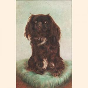 BAMBER Bessie 1870-1910,A Pekingese,William Doyle US 2001-02-13