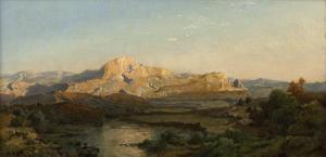 BAMBERGER Fritz 1814-1873,Sierra Nevada (Spanische Landschaft),1868,Galerie Bassenge DE 2023-11-30