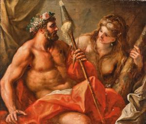 BAMBINI Nicolo 1651-1736,Hercules and Omphale,Palais Dorotheum AT 2023-12-15