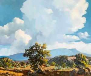 BAMBROOK Walter 1910-1984,Sandia Mountains,Santa Fe Art Auction US 2022-05-28