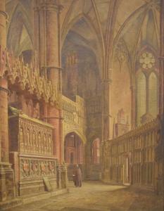 BAMFORD Alfred Bennett 1880-1930,Westminster Abbey,Clevedon Salerooms GB 2020-01-23