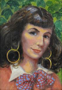 BAMFORD Kathleen,Head and shoulders portrait of a woman,Burstow and Hewett GB 2013-03-27