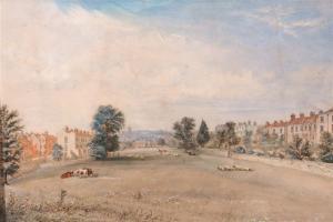 BAMFYLDE Copplestone Warre 1720-1791,View of a town,Mallams GB 2008-07-17