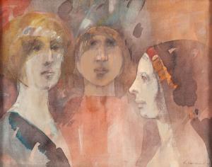 BANASZEWSKI Roman 1932,Trzy kobiety,Desa Unicum PL 2023-04-14
