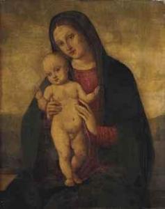 BANCI ERCOLE 1470-1531,Vierge à l'Enfant,Christie's GB 2014-04-01