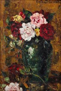 BANCILA Octav 1872-1944,Vase with roses,1872,Artmark RO 2024-03-20