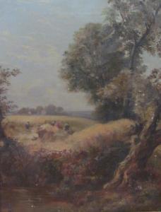 BANCROFT William Henry 1860-1932,The Harvest Field,1875,David Duggleby Limited GB 2016-06-17
