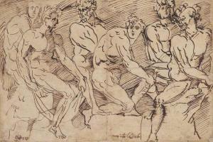 BANDINELLI Baccio 1493-1560,A frieze of male nude figures,Christie's GB 2016-09-27