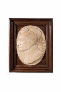 BANDINI Giovanni 1540-1599,buste de Dante de profil gauche,1577,Damien Leclere FR 2018-06-29