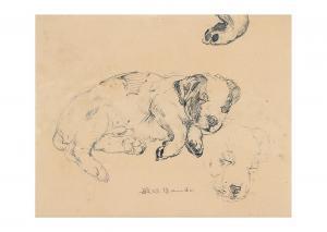 BANDO Toshio 1895-1973,DOG,Ise Art JP 2024-02-24