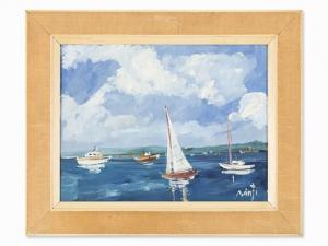 BANFI Jozsef,View of the Balaton,1970,Auctionata DE 2016-10-11