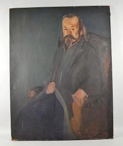 BANFIELD JUDSON,Portrait of a seated gentleman,Dargate Auction Gallery US 2015-09-27