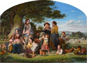 BANKS J.O. 1856-1873,A Country Picnic,19th century,Sotheby's GB 2021-12-15