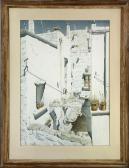 BANKS Robert 1911,Mediterranean Walkway,1964,Clars Auction Gallery US 2018-09-15