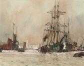 Banks 1917,Shipping in the Pool of London; and A busy day in ,Christie's GB 2008-05-21