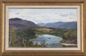BANKS Thomas Joseph 1860-1885,Highland River with Cattle,1889,Tooveys Auction GB 2022-05-11