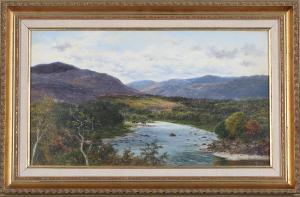 BANKS Thomas Joseph 1860-1885,Highland River with Cattle,1889,Tooveys Auction GB 2022-05-11