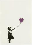 BANKSY 1974,Girl with Balloon - Colour AP (Purple),2004,Christie's GB 2020-09-23