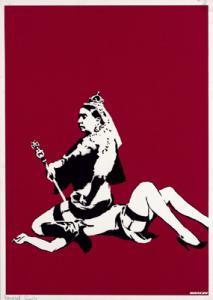 BANKSY 1974,Queen Vic,Palais Dorotheum AT 2007-11-28