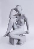 BANNENGER CHARLES 1897-1973,SITTING NUDE,1947,Stair Galleries US 2017-10-28