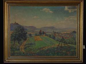 BANNER Alfred James 1911,Schwäbische Landschaft,Auktionshaus Rieber DE 2008-10-13