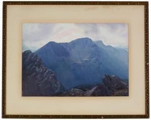 BANNER Delmar Harmood 1896-1983,High Crag, High Stile, Red Pike from Dale H,1939,Anderson & Garland 2020-07-15