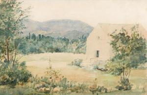BANNISTER Edward Mitchell 1828-1901,Untitled (Bridgewater, NH),1880,Swann Galleries US 2023-10-19