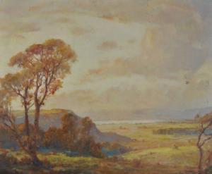 BANNISTER Frederick William,sunset landscape,Burstow and Hewett GB 2011-03-23