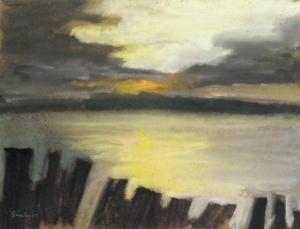 BANNISTER Thaddeus 1915-1983,Orange Sunset,Sotheby's GB 2006-05-25