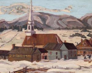 BANTING Frederick Grant 1891-1941,The Church at St. Fidèle, Quebec,1934-1936,Heffel CA 2023-05-25