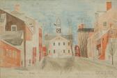 BANTON William 1800-1800,A View of the Court House & Partof the Main Street,Skinner US 2008-11-01