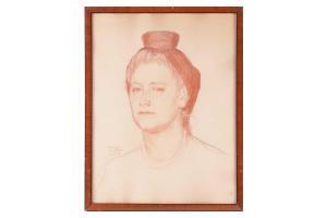 BANTZER Carl 1857-1941,Portrait of a lady,1916,Dawson's Auctioneers GB 2024-03-28