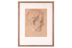 BANTZER Carl 1857-1941,Profile portrait of a Gentleman,1904,Dawson's Auctioneers GB 2024-03-28