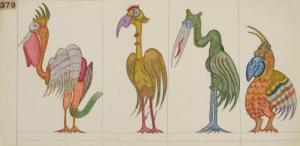 BAQUÉ JOSEP 1895-1967,Animaux à plumes (Animales de pluma).,Ader FR 2013-04-11