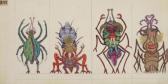 BAQUÉ JOSEP 1895-1967,Araignées géantes (Arañas gigantes).,Ader FR 2013-04-11