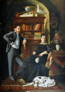 BARA Leopold 1846-1911,Interno,1900,Vincent Casa d'Aste IT 2022-11-19