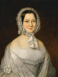 BARABAS Miklos,Portrait of Florentina von Lónyay de Nagylónya et ,1872,Palais Dorotheum 2023-12-12
