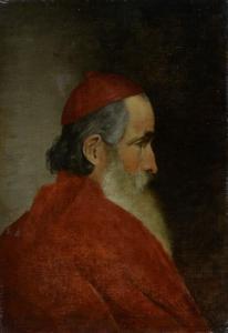 BARABINO Nicolo 1832-1891,Profilo di cardinale,Galleria Pananti Casa d'Aste IT 2023-06-22