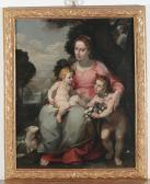 BARABINO Simone 1585-1660,Sacra Famiglia con San Giovannino,Cambi IT 2014-04-15