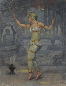BARAGNON Camille Léon 1800-1900,Danseuse orientale,De Maigret FR 2023-12-20