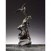 BARALIS Louis 1862-1940,a bronze sculpture of 'robbing the nest', french s,Sotheby's GB 2005-06-21