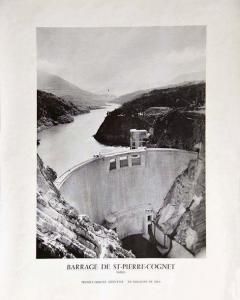 BARANGER H,Isère - Barrage de St Pierre Cognet,1950,Millon & Associés FR 2020-02-26