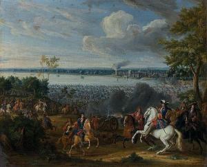 BARAT Pierre Martin 1730-1790,Le passage du Rhin, le 12 jui,Artcurial | Briest - Poulain - F. Tajan 2017-03-23