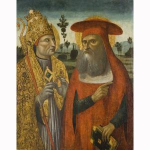 BARBAGELATA Giovanni 1484-1508,San Girolamo e san Gregorio papa,San Marco IT 2009-11-08
