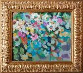 Barbara Gallagher 1933-2006,FLORAL PAINTING,Four Season US 2008-09-07