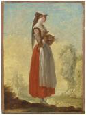 BARBAULT Jean 1718-1766,A girl from Frascati,Christie's GB 2018-12-07