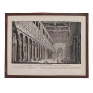 BARBAZZA Francesco,Prospetto Interiore Della Basilica di San Paolo,Bertolami Fine Arts 2023-06-26